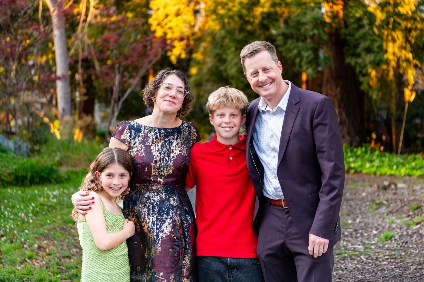 Travis Neal with his family